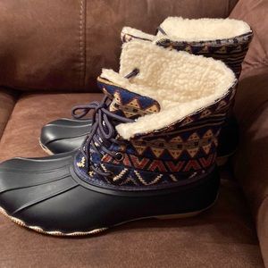 Gypsy Jazz fleece lined rain boots